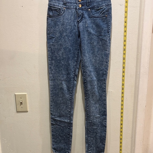 Tinseltown Blue Skinny Jeans for Women - Picture 1 of 5